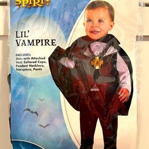 Spirit Halloween presents “Lil Vampire” size 2T